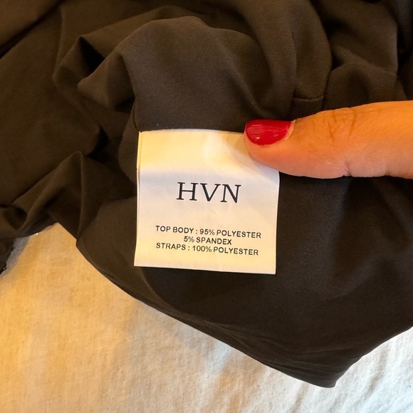 HVN Affie Black Sequin Midi Skirt - Picture 6 of 6